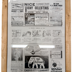 Dessin publicitaire journal Illustration Hennessy 1938