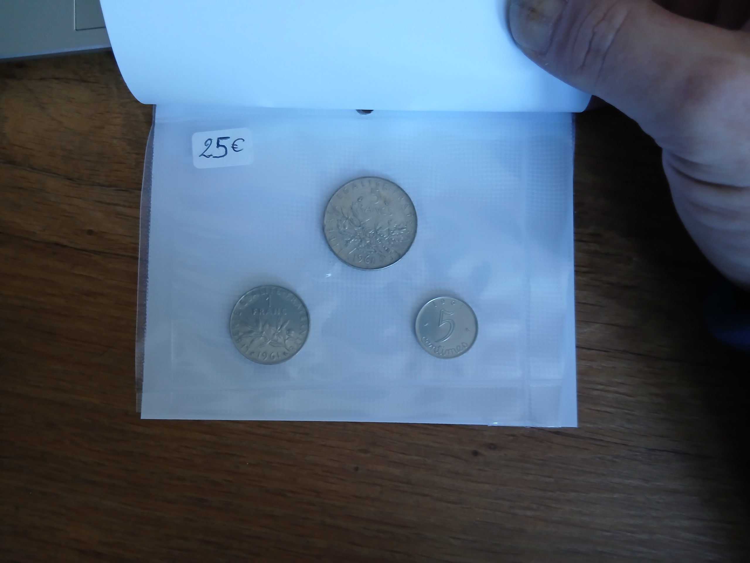 Série pièces françaises courantes de 1961 – Image 4