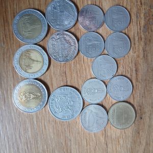 Lot pièces de monnaie Thaïlande