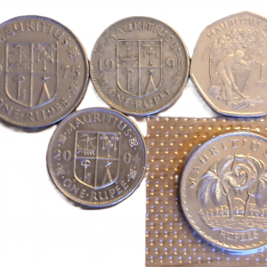 Lot pièces de monnaie Île Maurice