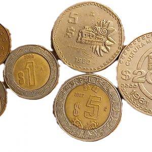 Lot pièces de monnaie Mexique