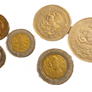 Lot pièces de monnaie Mexique