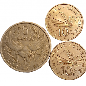 Lot pièces de monnaie Nouvelle Calédonie