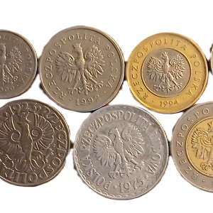 Lot pièces de monnaie Pologne