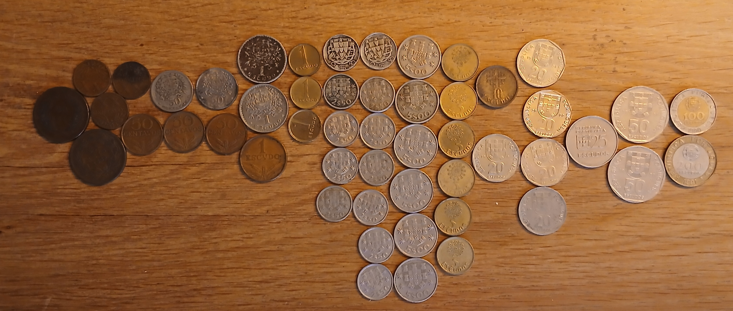 Lot pièces de monnaie Portugal