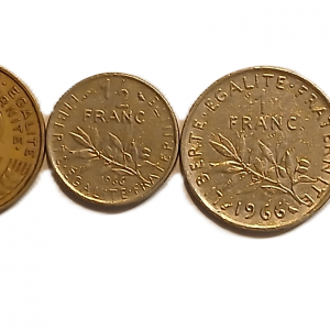 Série pièces françaises courantes de 1966