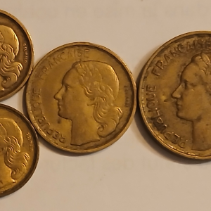 Série pièces françaises courantes de 1951