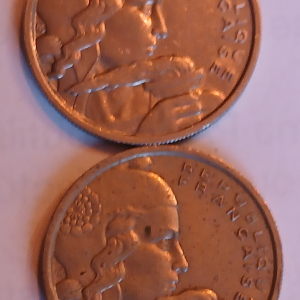 Série pièces françaises courantes de 1955