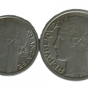 Série pièces françaises courantes de 1959