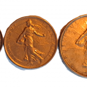 Série pièces françaises courantes de 1961