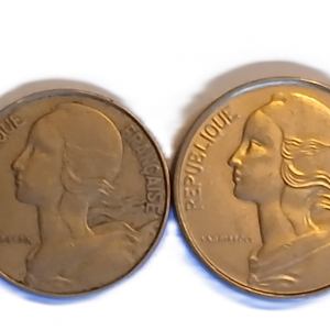 Série pièces françaises courantes de 1962