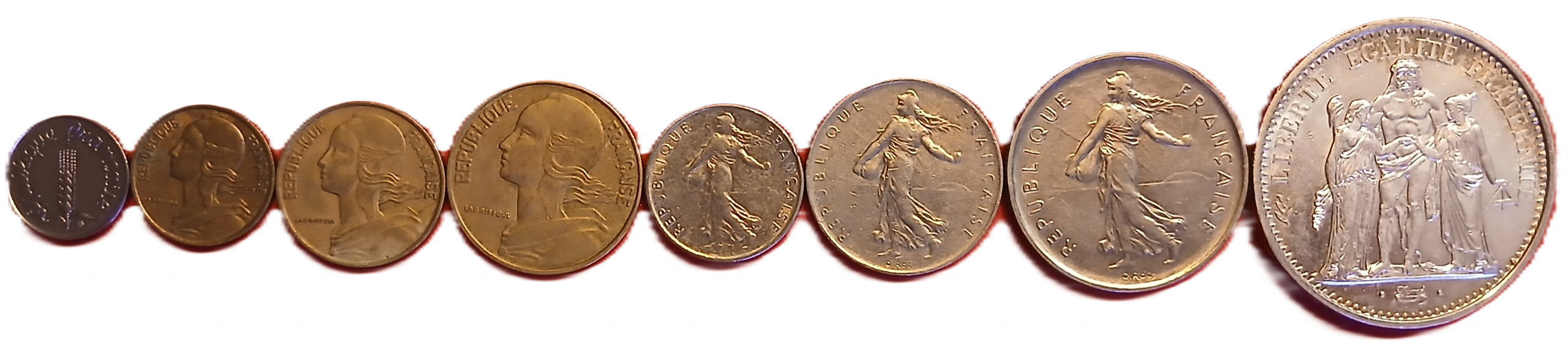 Série pièces françaises courantes de 1970 – Image 2