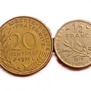 Série pièces françaises courantes de 1971