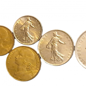 Série pièces françaises courantes de 1972