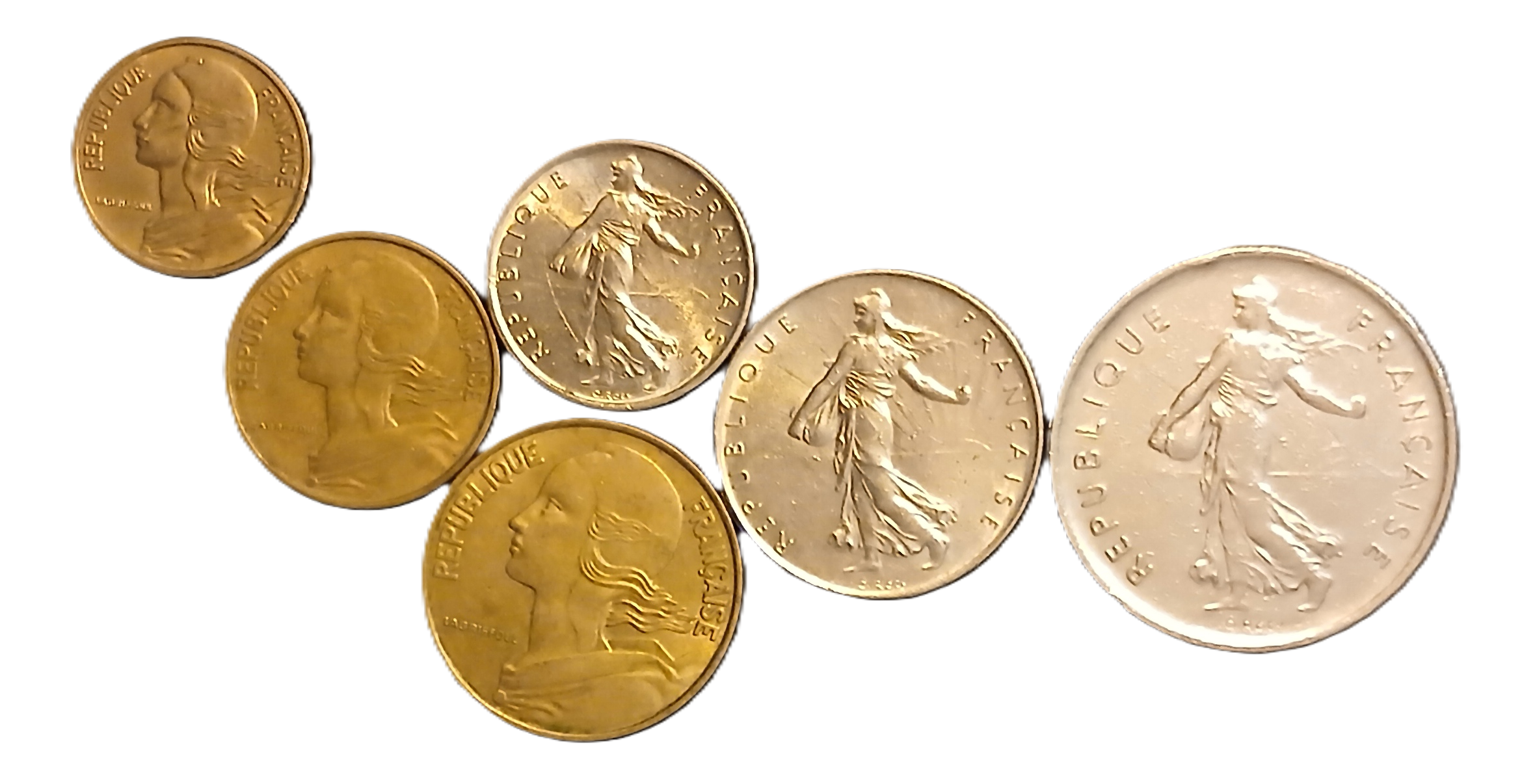 Série pièces françaises courantes de 1972 – Image 2