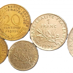 Série pièces françaises courantes de 1973