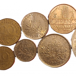 Série pièces françaises courantes de 1974