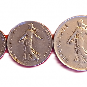 Série pièces françaises courantes de 1976