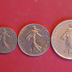 Série pièces françaises courantes de 1978