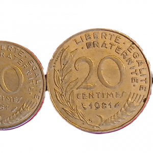 Série pièces françaises courantes de 1981