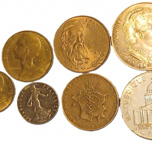 Série pièces françaises courantes de 1984