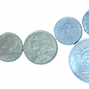 Série pièces françaises courantes de 1986