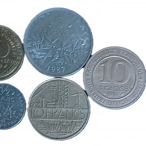 Série pièces françaises courantes de 1987
