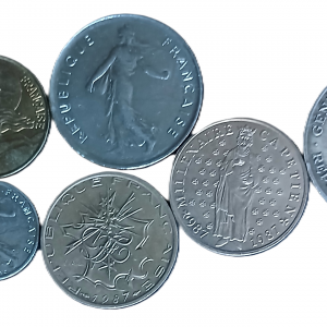 Série pièces françaises courantes de 1987