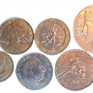 Série pièces françaises courantes de 1988