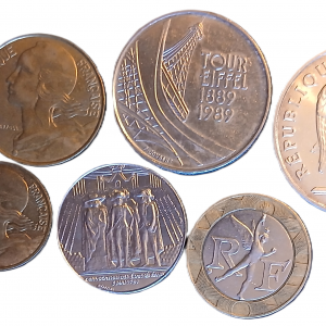 Série pièces françaises courantes de 1989