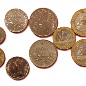 Série pièces françaises courantes de 1992