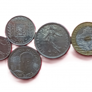 Série pièces françaises courantes de 1995