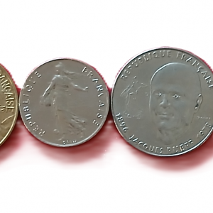 Série pièces françaises courantes de 1996