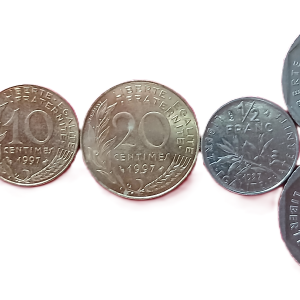 Série pièces françaises courantes de 1997