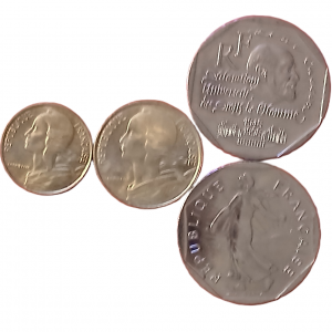 Série pièces françaises courantes de 1998