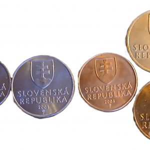 Lot pièces de monnaie Slovaquie