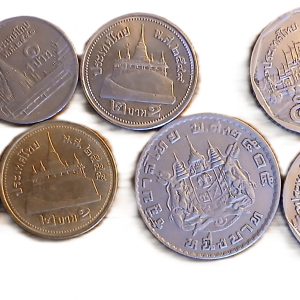 Lot pièces de monnaie Thaïlande