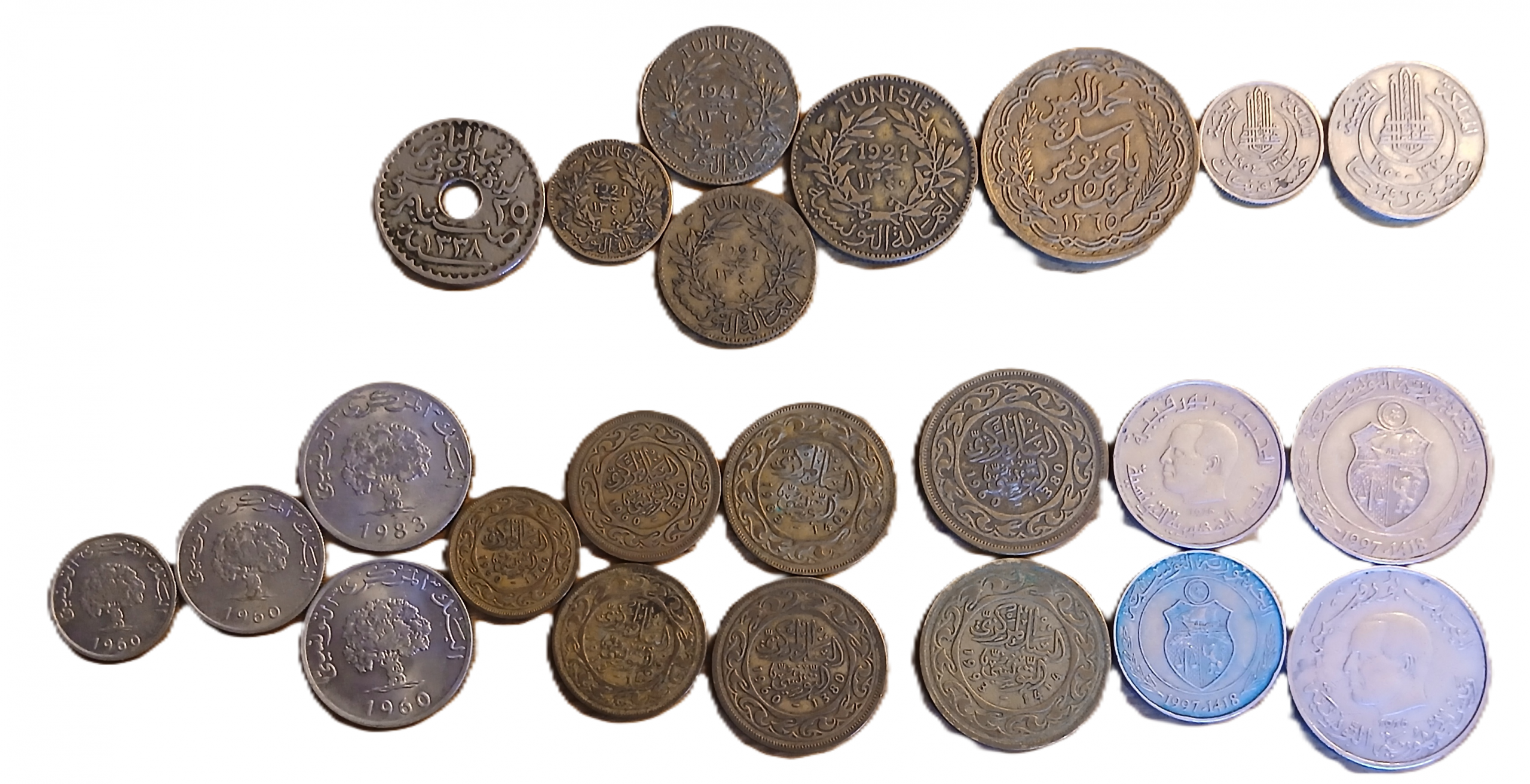 Lot pièces de monnaie Tunisie – Image 2