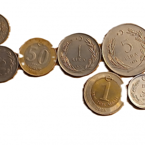 Lot pièces de monnaie Turquie