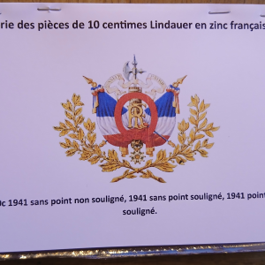 Série 10 centimes type Lindauer zinc