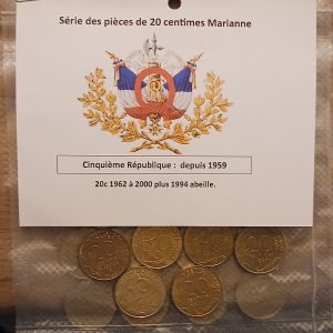 Série 20 centimes type Marianne