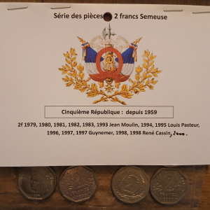 Série 2 francs type Semeuse