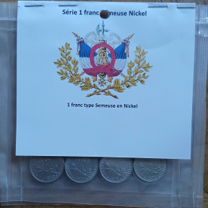 Série 1 franc type Semeuse