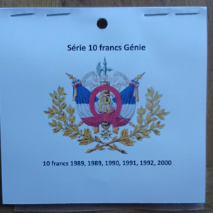 Série 10 francs type Génie