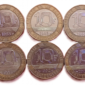Série 10 francs type Génie