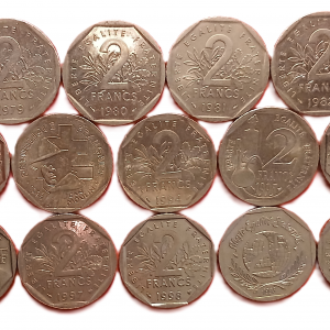 Série 2 francs type Semeuse