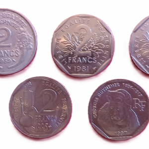 Série 2 francs Vème République