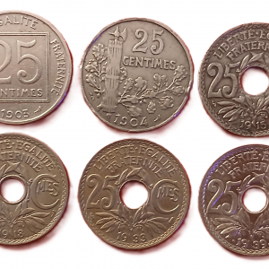 Série 25 Centimes France