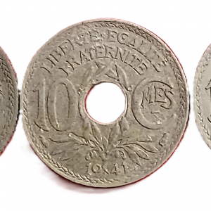 Série 10 centimes type Lindauer zinc