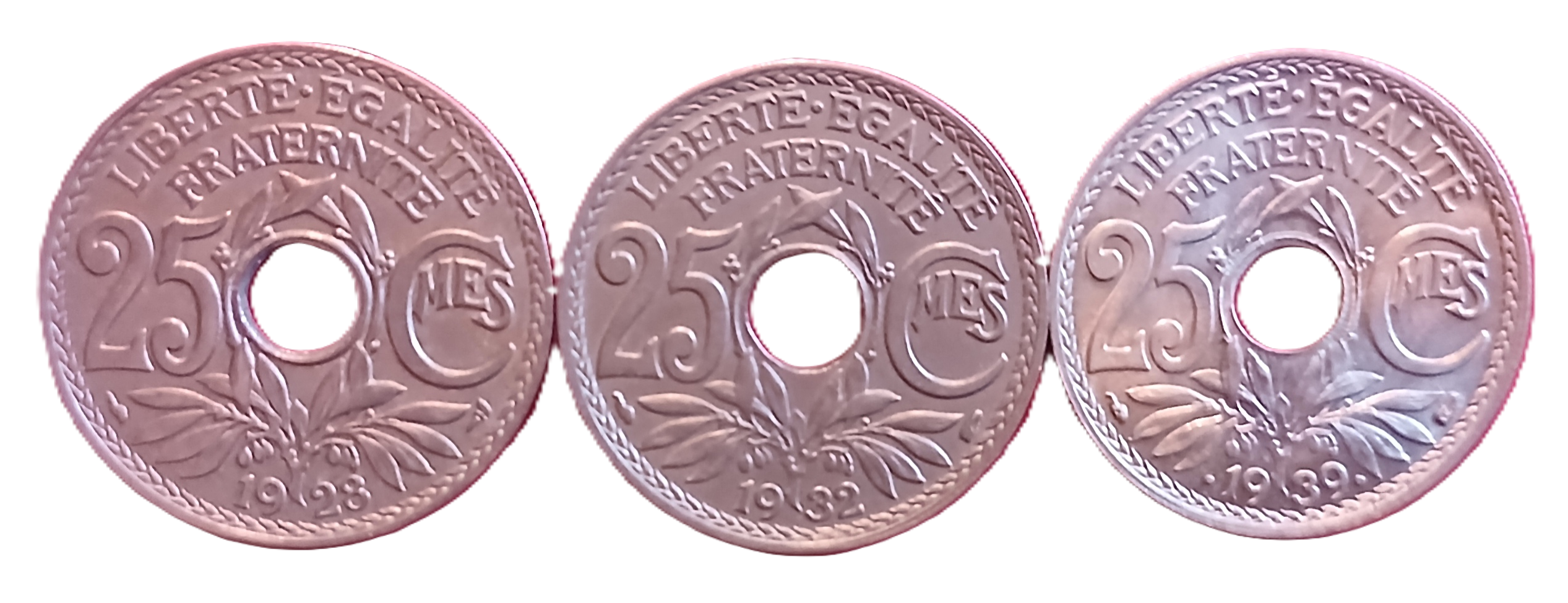 Série 25 centimes Lindauer